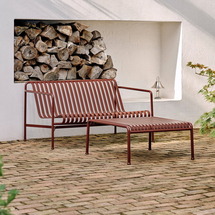 Palissade sidebord, 81,5 x 86 cm, iron red fra HAY