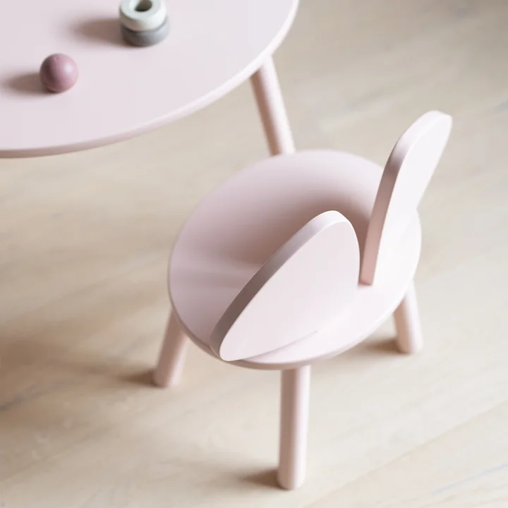 Mouse Toddler Set fra Nofred i den lyserøde udgave