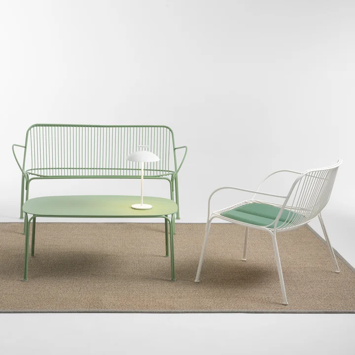 Hiray havesofa og loungestol fra Kartell