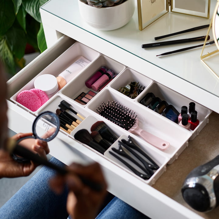 Viva Makeup Organizer, skal (sæt med 7) fra Joseph Joseph