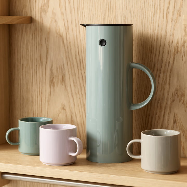 Kaffekop fra Stelton i farven lavendel