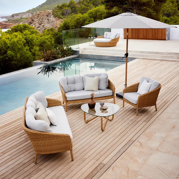 Cane-Line - Ocean stor 2-personers sofa