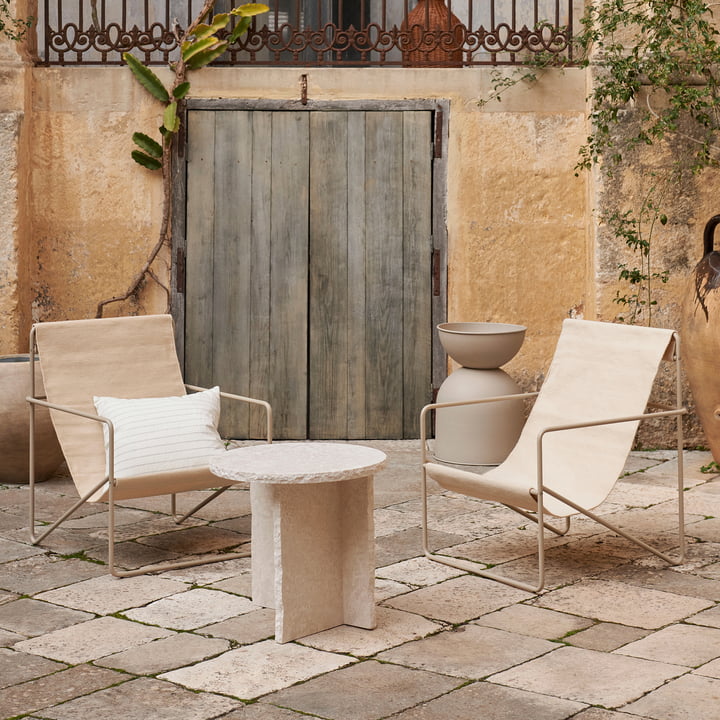 Desert Lounge Chair, cashmere /sky fra ferm Living