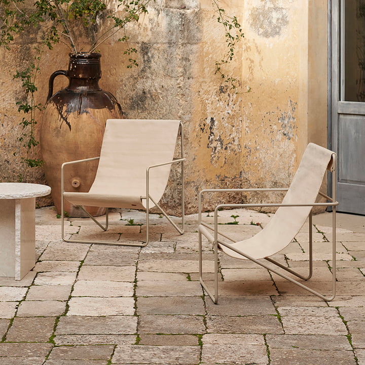 Desert Lounge Chair, cashmere /sky fra ferm Living