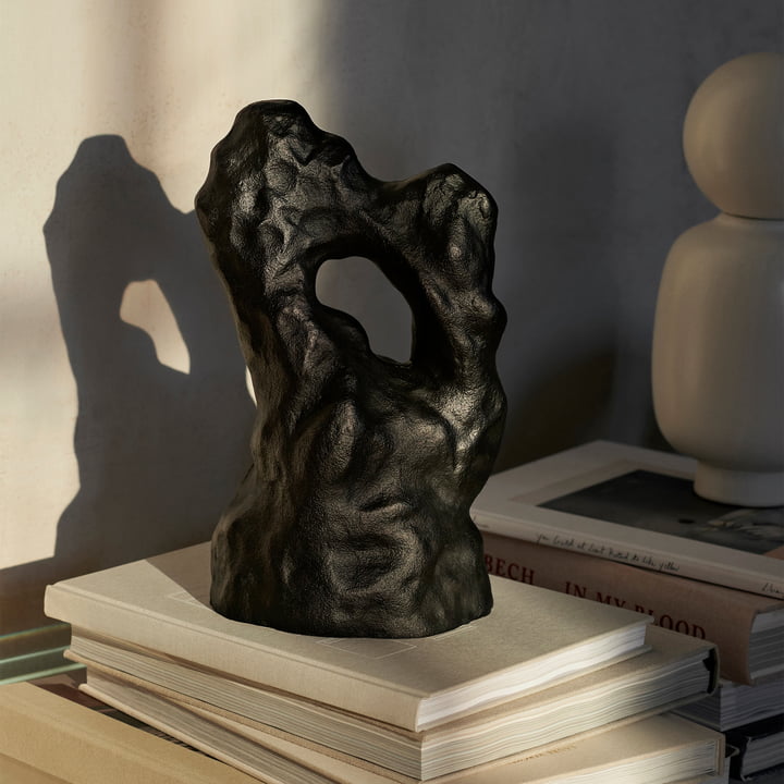 ferm Living - Grotto Skulptur, sort