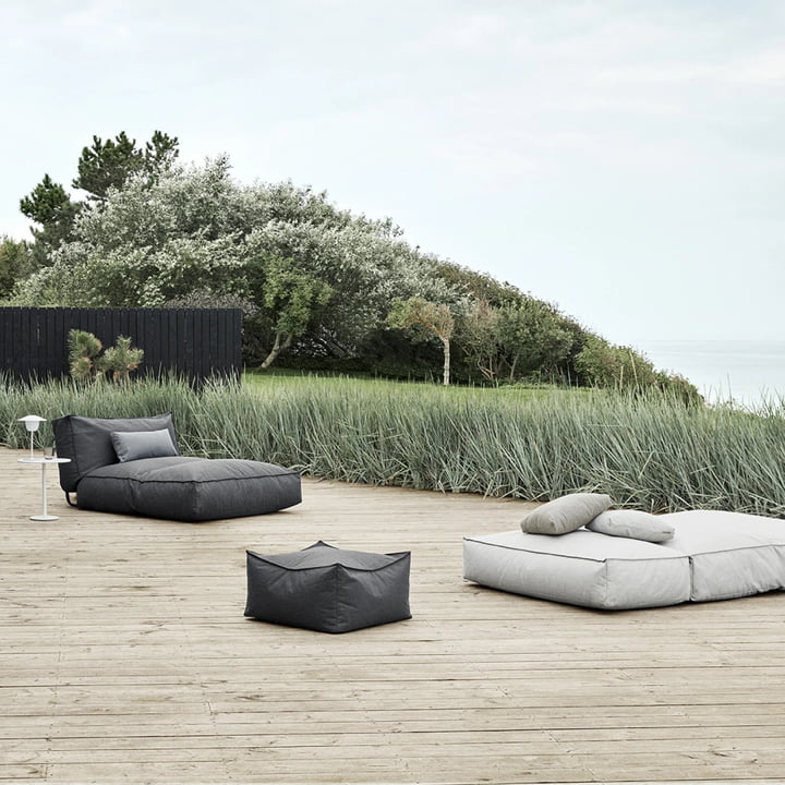 Stay Outdoor Taburet, kul fra Blomus