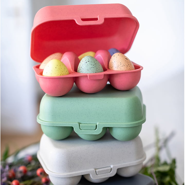 Koziol - Eggs to go genanvendelige ægbeholdere