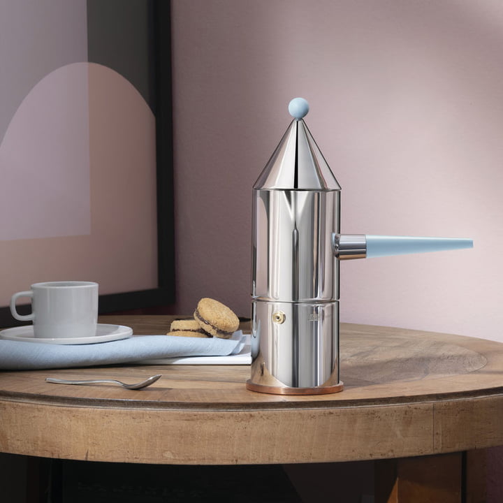 La conica manico lungo espressomaskine fra Alessi