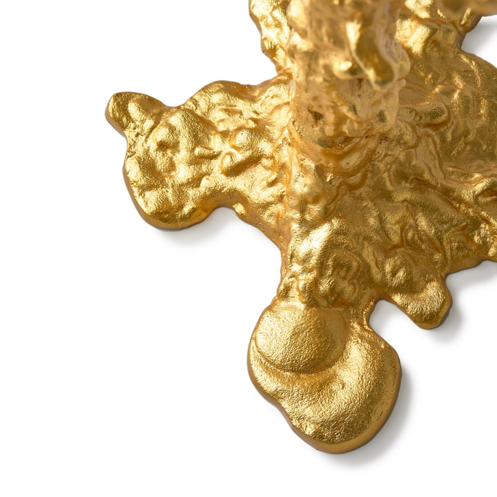 Pols Potten - Drip lysestage, 4 arme, guld
