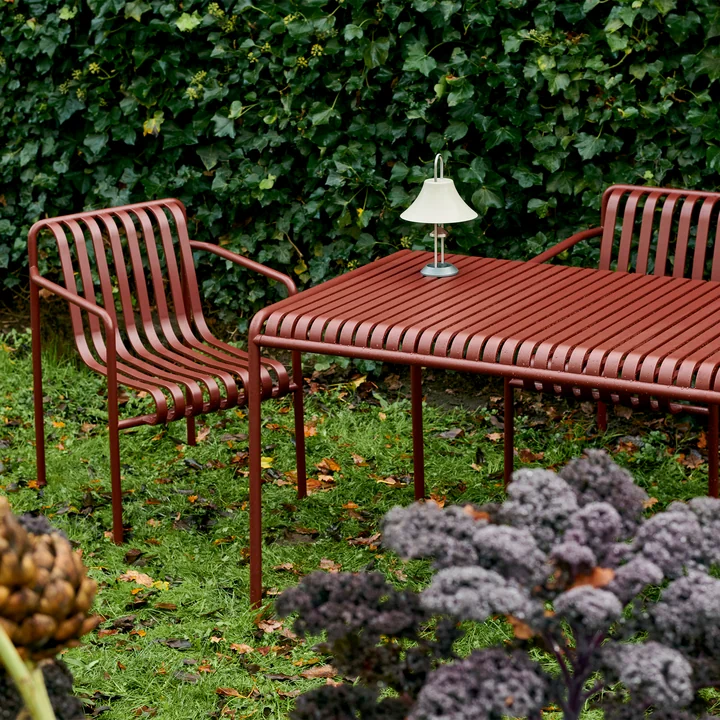 HAY - Palissade Dining Armchair, jernrød
