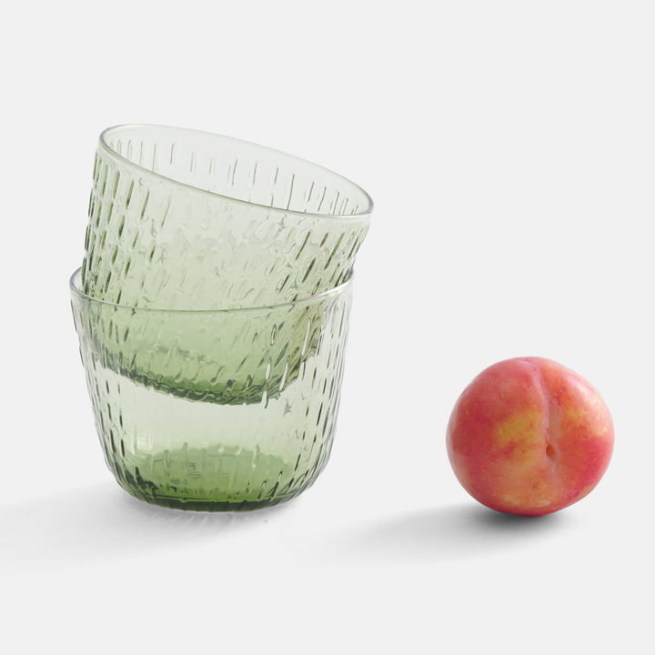 Syksy glas, oliven fra Marimekko