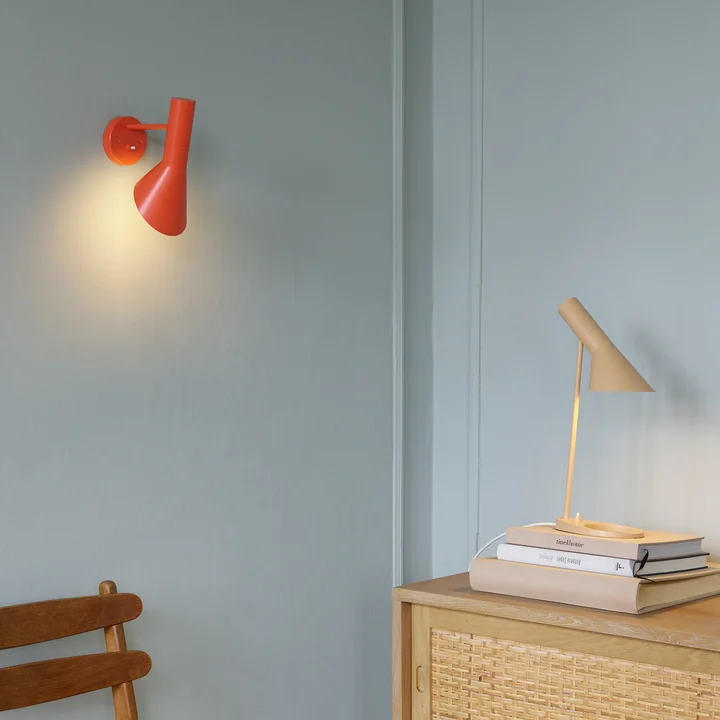 Louis Poulsen - AJ væglampe, AJ mini bordlampe