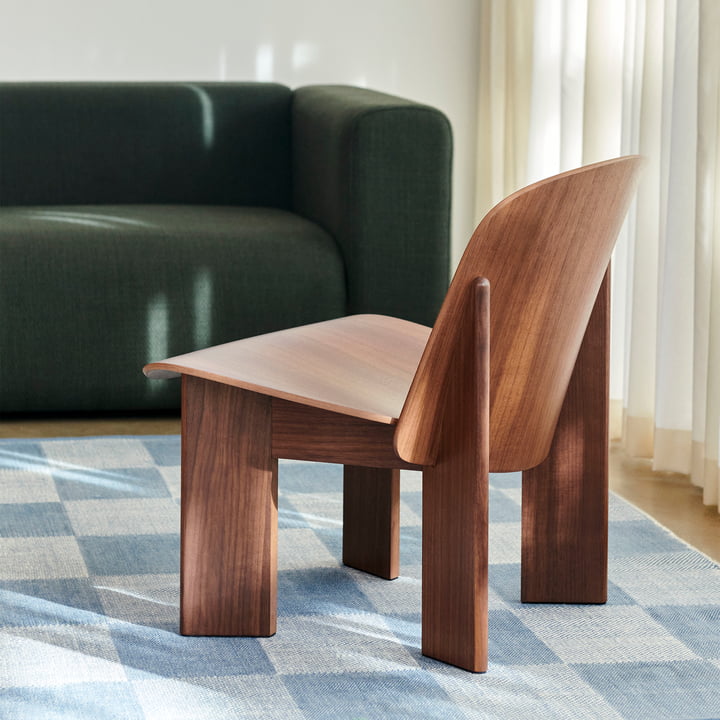 Chisel Lounge Chair, eukalyptus (vandbaseret lakeret) fra HAY