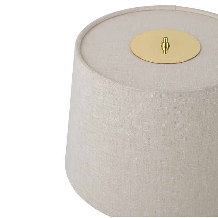 Gubi -9205 bordlampe lærreds messingdetalje
