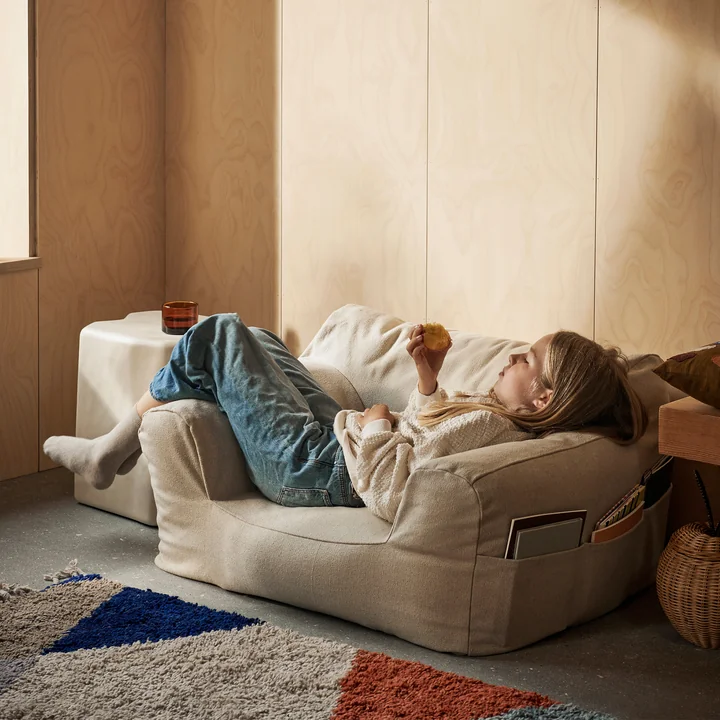 Billow bønnepose, råhvid fra Ferm Living