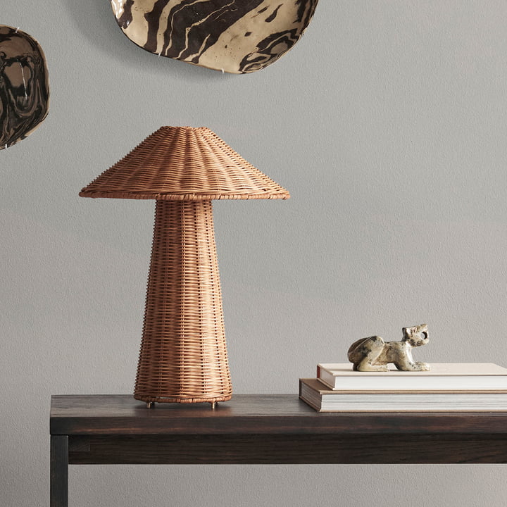 Dou bordlampe, natur fra ferm Living