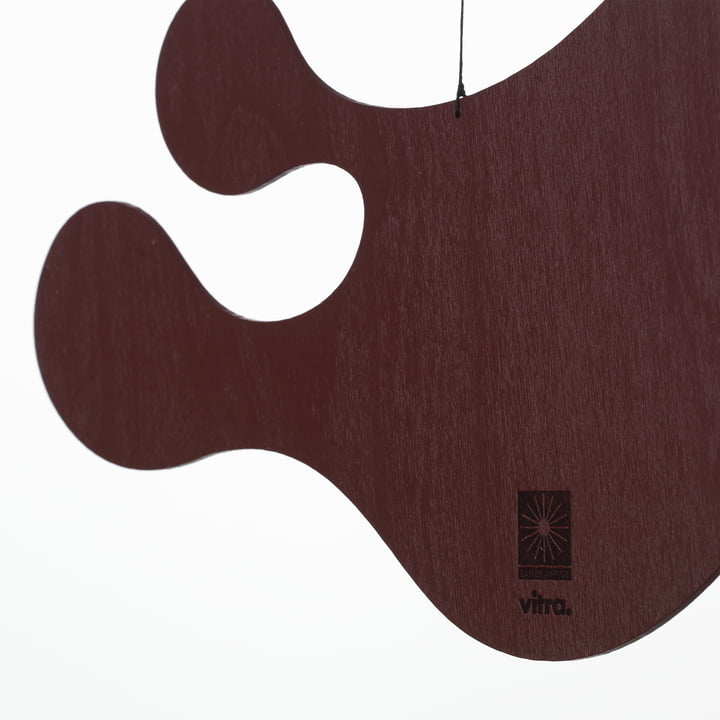 Vitra - Eames Plywood Mobile, Model B, delikat rosa/oxidrød ( Eames Special Collection 2023)