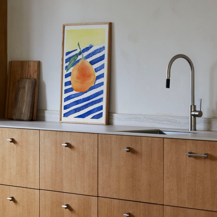 Orange plakat fra Paper Collective