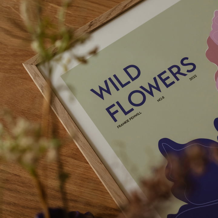 Wild Flowers af Frankie Penwill for The Poster Club