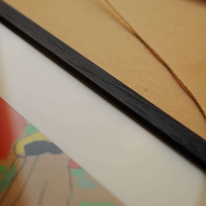 Billedramme i sort eg, plexiglas til The Poster Club