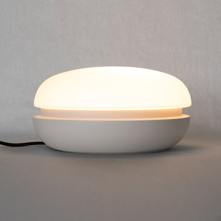 HANA - Macaron bordlampe, mat vaskeskind