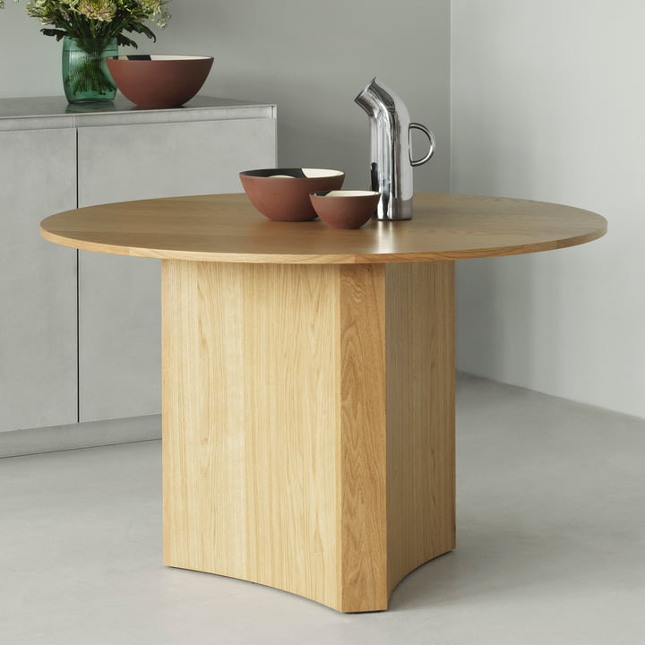 Bue spisebord Ø 120 x H 75 cm, eg fra Normann Copenhagen