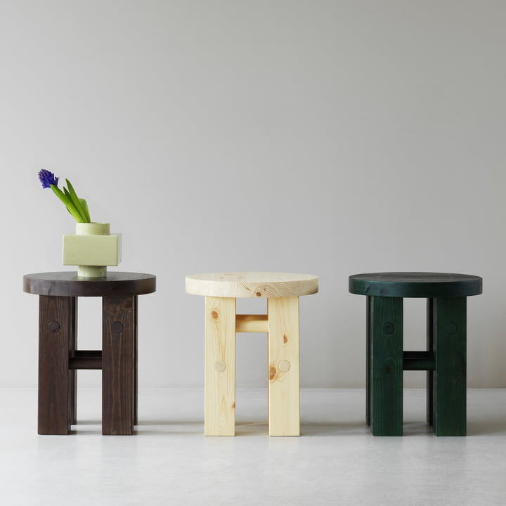 Deco Objects og Fyr Taburet af Normann Copenhagen