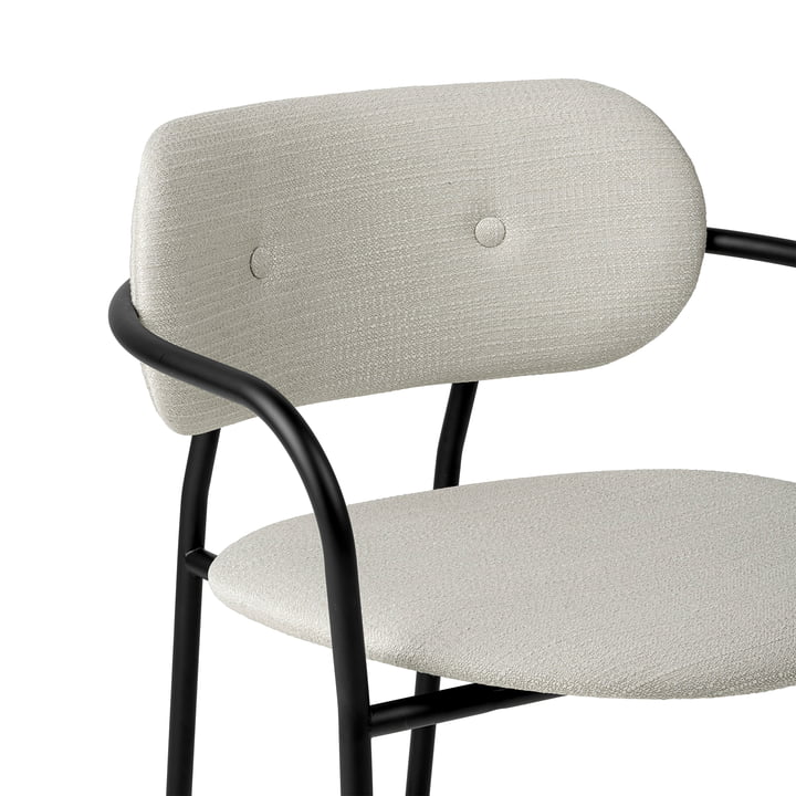 Gubi - Coco Lounge Chair fuldpolstret, mat sort / Eero Special (106)