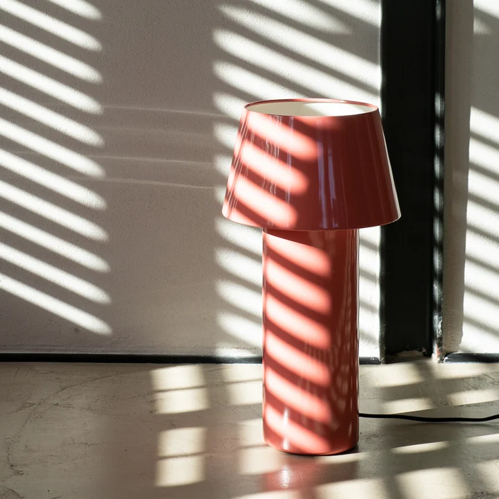 HANA - BLL bordlampe, lys tomat