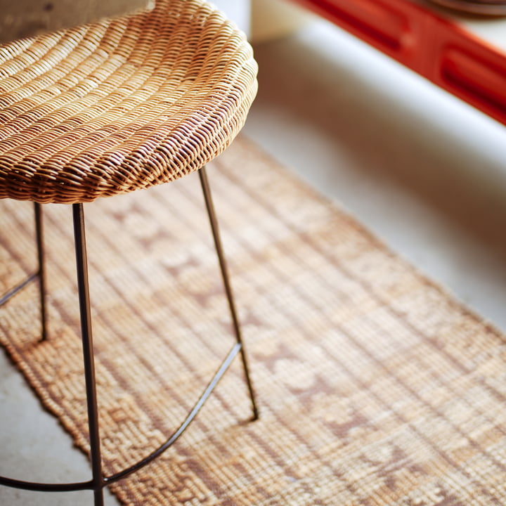 HKliving - Wicker barstol, rattan