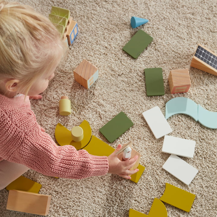 Aiden træblokke by fra Kids Concept