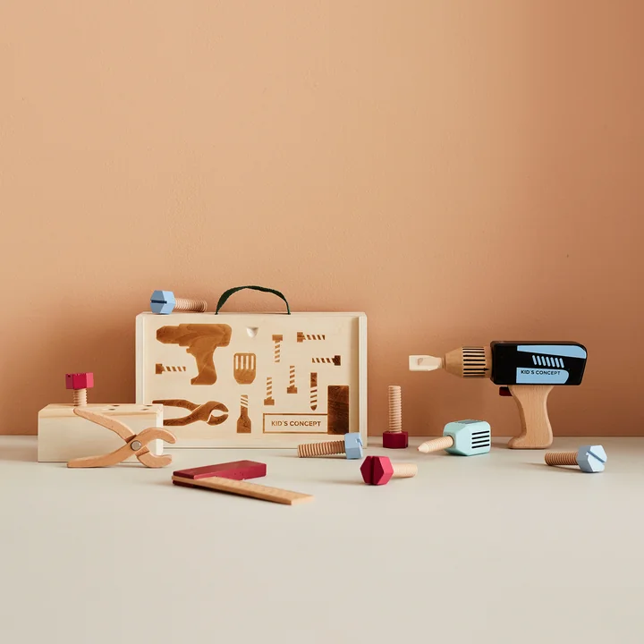 Kid's Hub værktøjstaske med tilbehør fra Kids Concept