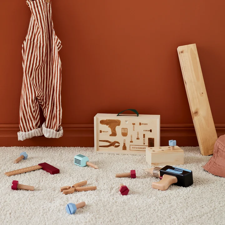 Kid's Hub værktøjstaske med tilbehør fra Kids Concept