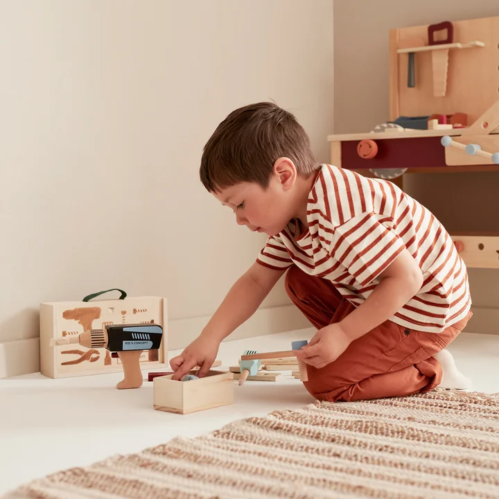 Kid's Hub værktøjstaske med tilbehør fra Kids Concept