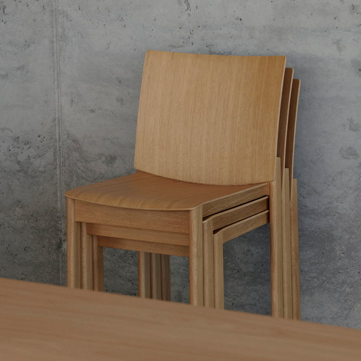 Allwood Side Chair AV35, lakeret eg af & Tradition