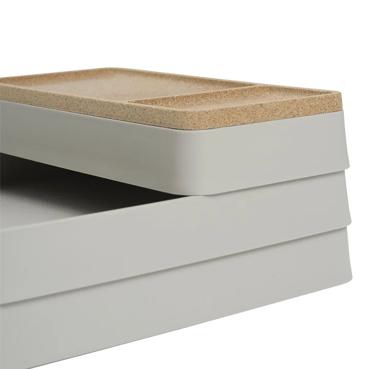 Arrange Desktop Organizer, grå/kork fra Muuto