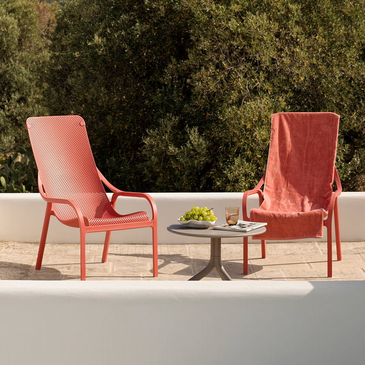 Nardi - Telo Mare Net Lounge, 158 x 60 cm, Coral