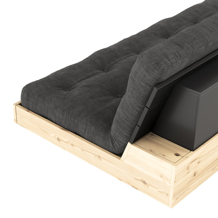 Karup Design - Base sovesofa, malet sort / mørkegrå