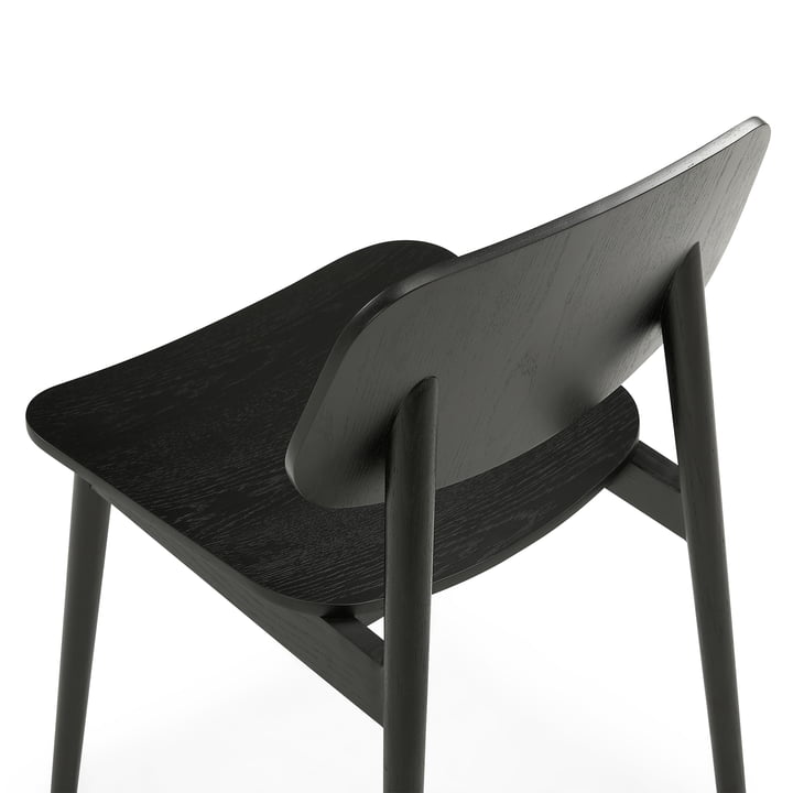 Studio Zondag - Baas Dining Chair massiv og finer, sort eg