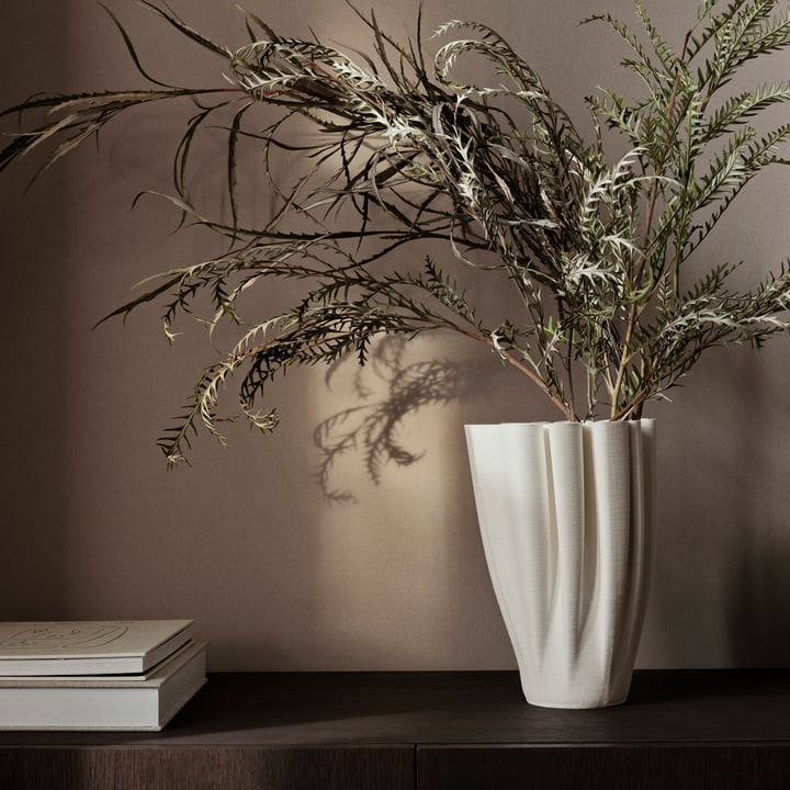 Dedali vase, råhvid fra ferm Living