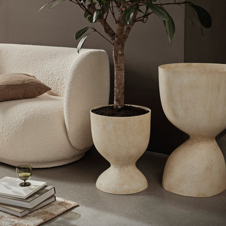 ferm Living - Evoke urtepotter, varmt sand