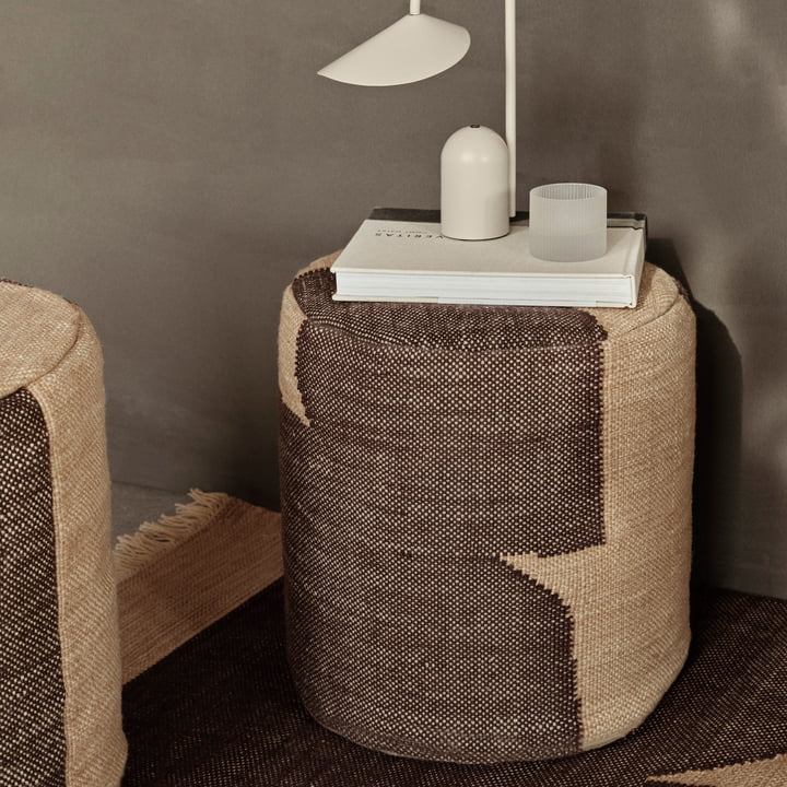 Forene Cylinder Puf fra ferm Living