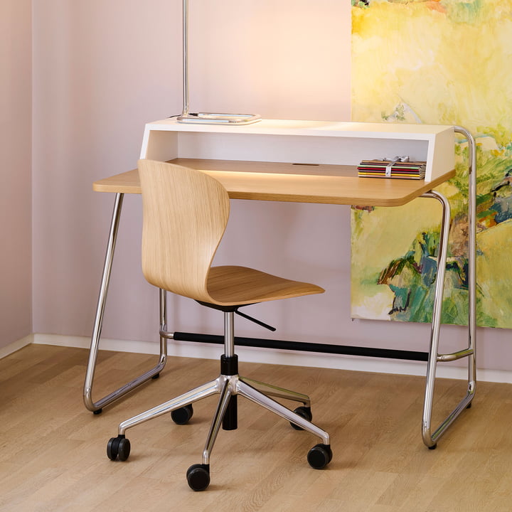 Thonet - S 220 DRW drejestol med hjul