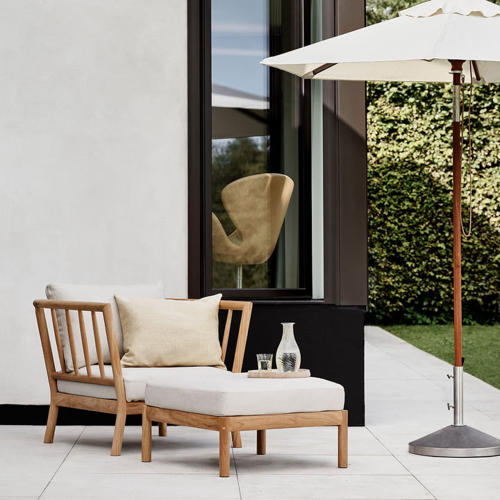 Skagerak Tradition Outdoor Lounge Chair af Fritz Hansen