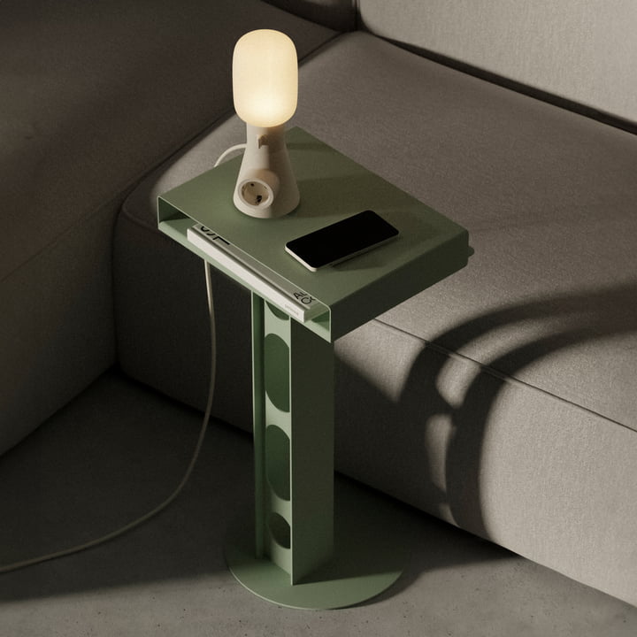 Pedestal - Sidekick Bord, mosgrøn