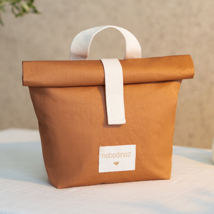 Sunshine Eco Lunch Bag, kanel fra Nobodinoz