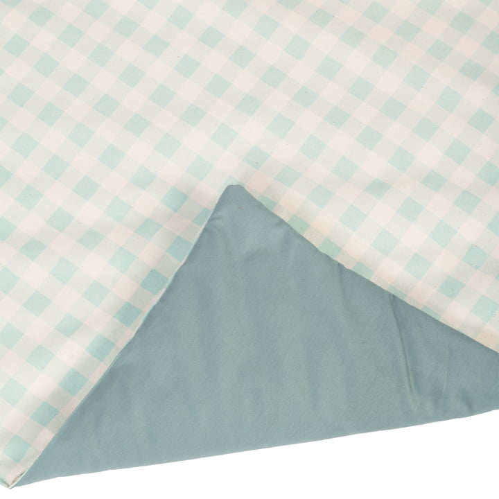 Nobodinoz - Sunshine picnic-tæppe, 58 x 140 cm, opaline vichy