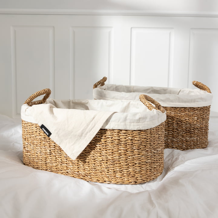 Laundry Wicker vasketøjskurvsæt fra Humdakin