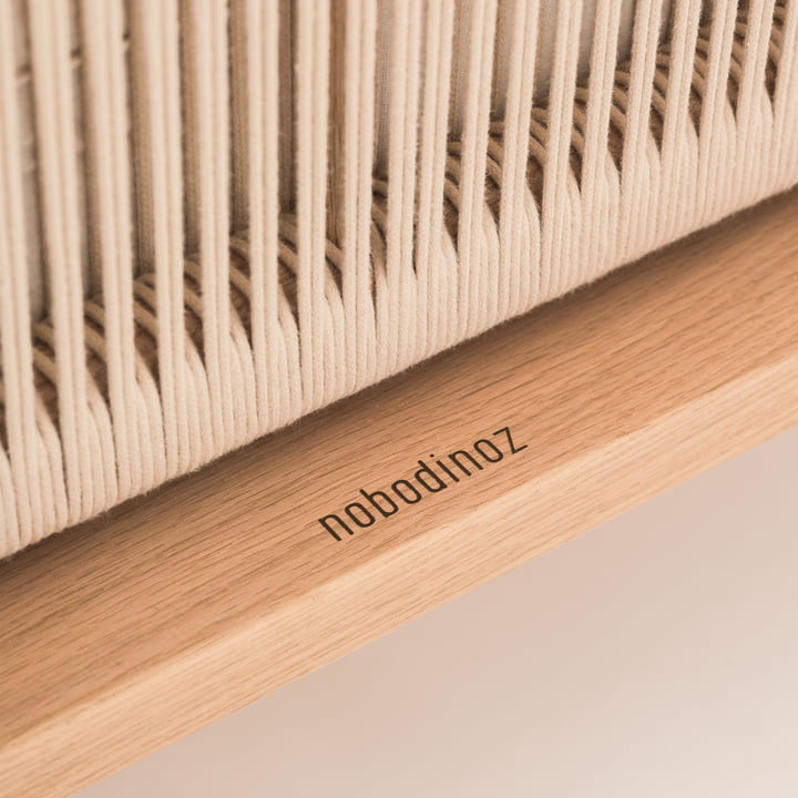 Nobodinoz - Latitude Evolutive Juniorseng, 70 x 140 cm, naturlig eg