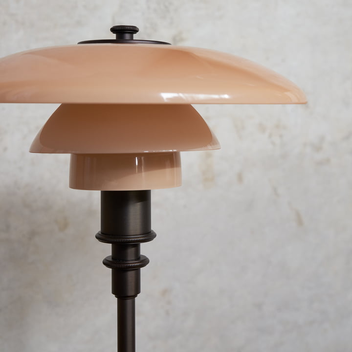 Louis Poulsen - PH 2/1 bordlampe, støvet terracotta (Limited Edition)